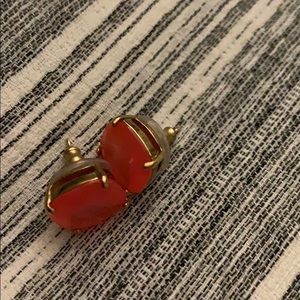 Kate spade pink and gold studs